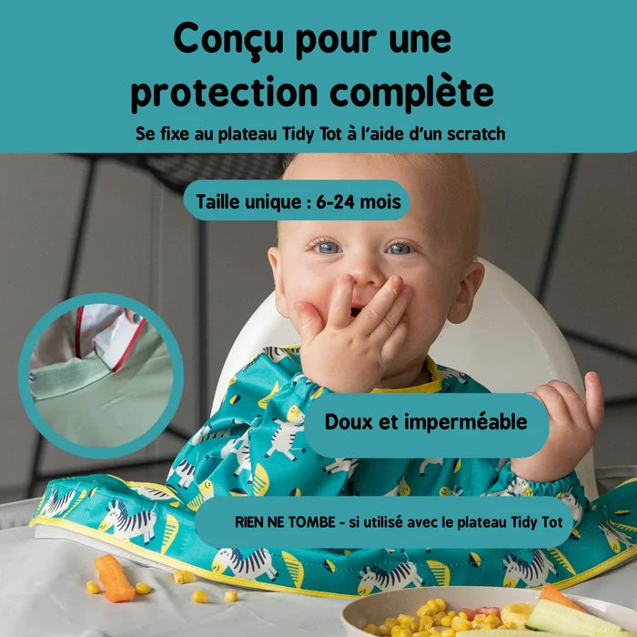 2 Bavoirs Supplémentaires du Kit Bavoir et Plateau - Zébre & Renard