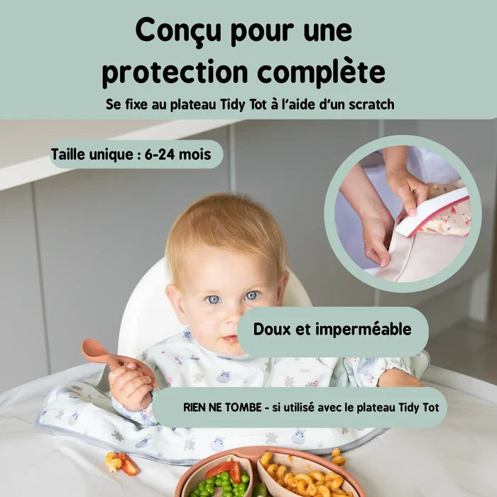 2 Bavoirs Supplémentaires du Kit Bavoir et Plateau