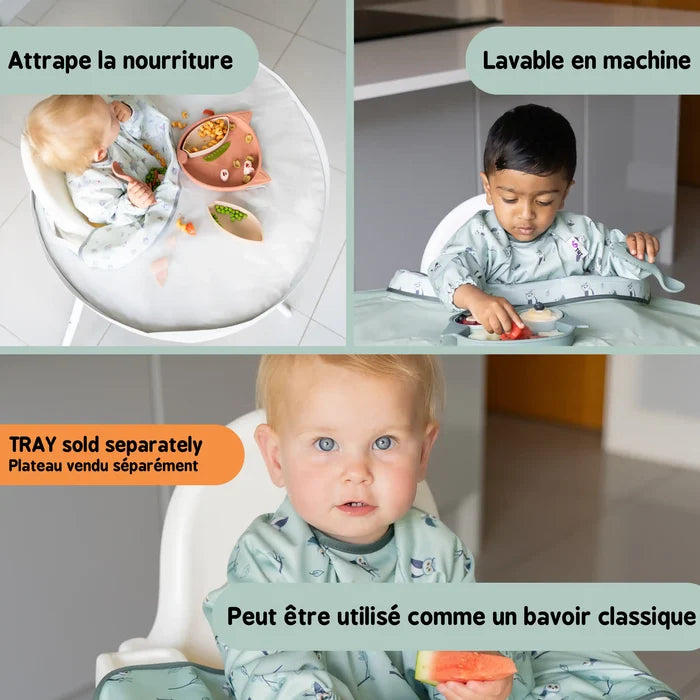 2 Bavoirs Supplémentaires du Kit Bavoir et Plateau