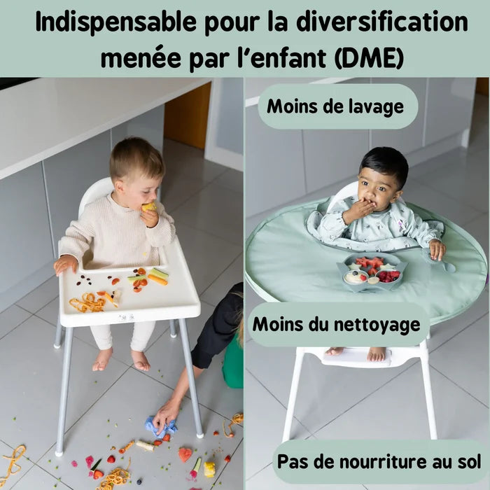 2 Bavoirs Supplémentaires du Kit Bavoir et Plateau