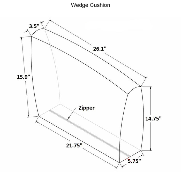 29" Wedge Cushion