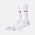 New Balance Active Premium White Emb Shoe Logo 2 Pack Socks