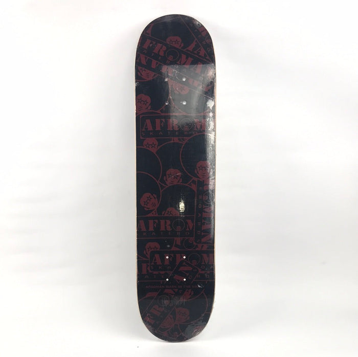 Afroman Team Star Eyes Black/Red 7.5'' Skateboard Deck