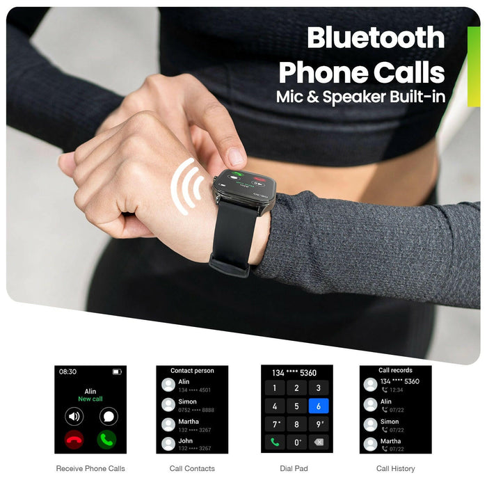 Amazfit Pop 3S Smart Watch - Black