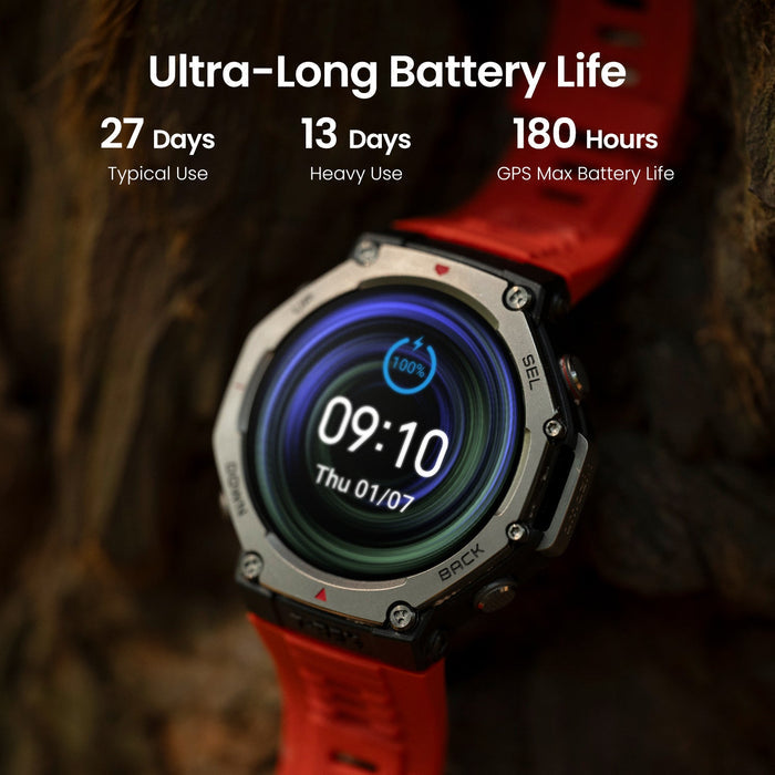 Amazfit T-Rex 3 battery life