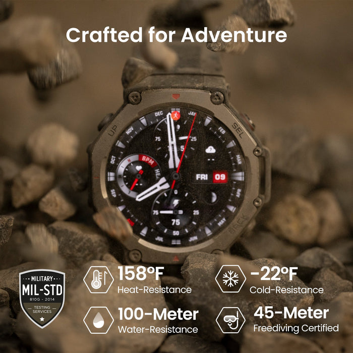Amazfit T-Rex 3 crafted for adventure