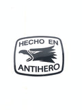 Anti-Hero Hecho En Antihero Clear Black 7" x 6" Sticker