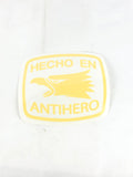 Anti-Hero Hecho En Antihero Clear Yellow 7" x 6" Sticker