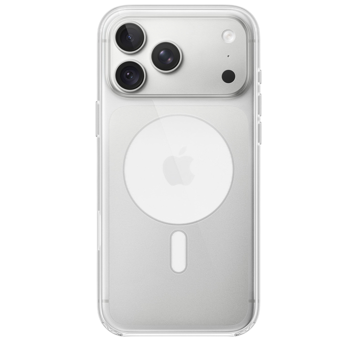 Apple iPhone 18 Pro Max Clear Case with MagSafe, side view