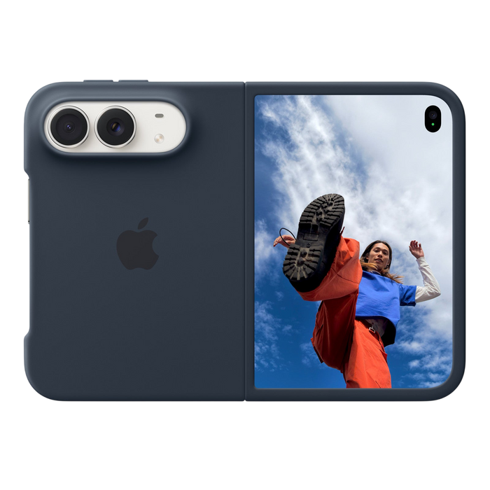 Apple iPhone Duo Case in Navy Blue on iPhone Duo in Star White #color_navy-blue