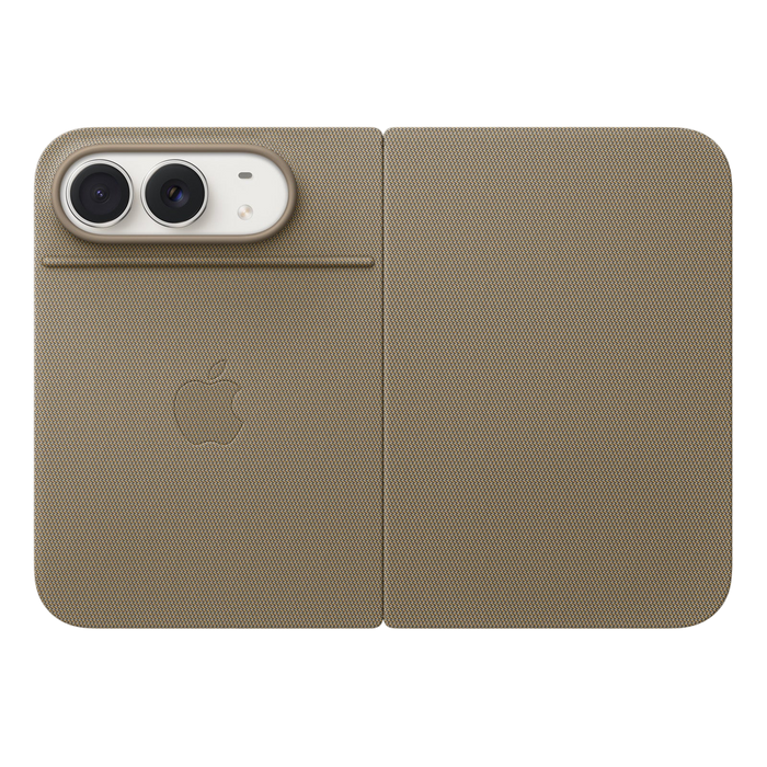 Apple iPhone Duo Folio with Kickstand in Taupe, kickstand open #color_taupe
