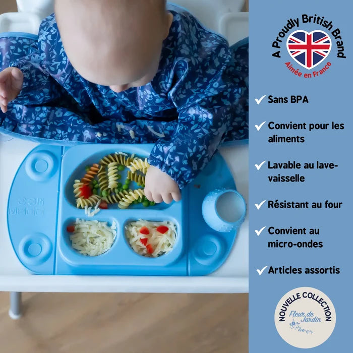Assiette EasyMat et son Lunch Bag - Collection Fleur de Jardin