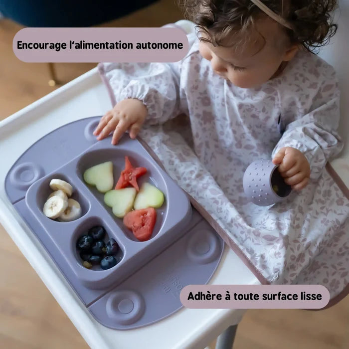 Assiette EasyMat et son Lunch Bag - Collection Fleur de Jardin