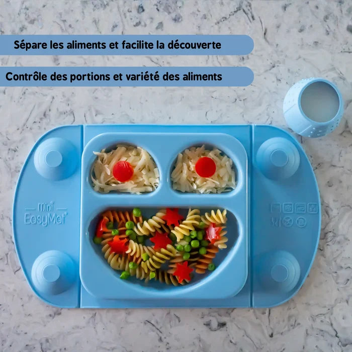 Assiette EasyMat et son Lunch Bag - Collection Fleur de Jardin