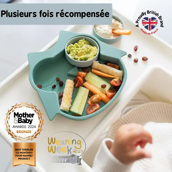 Assiette et Pots en Silicone