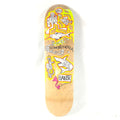 Baker Rowan Zarila Art By Mark Gonzales Fish Woodgrain/White/Yellow 8.475" Skateboard Deck
