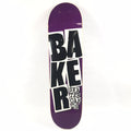 Baker Team Classic Logo Purple 8.4'' Skateboard Deck