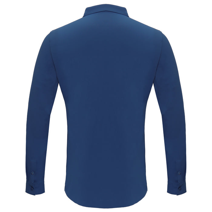 Barocco Ascend Stretch Shirt DARK BLUE - Dudes Boutique