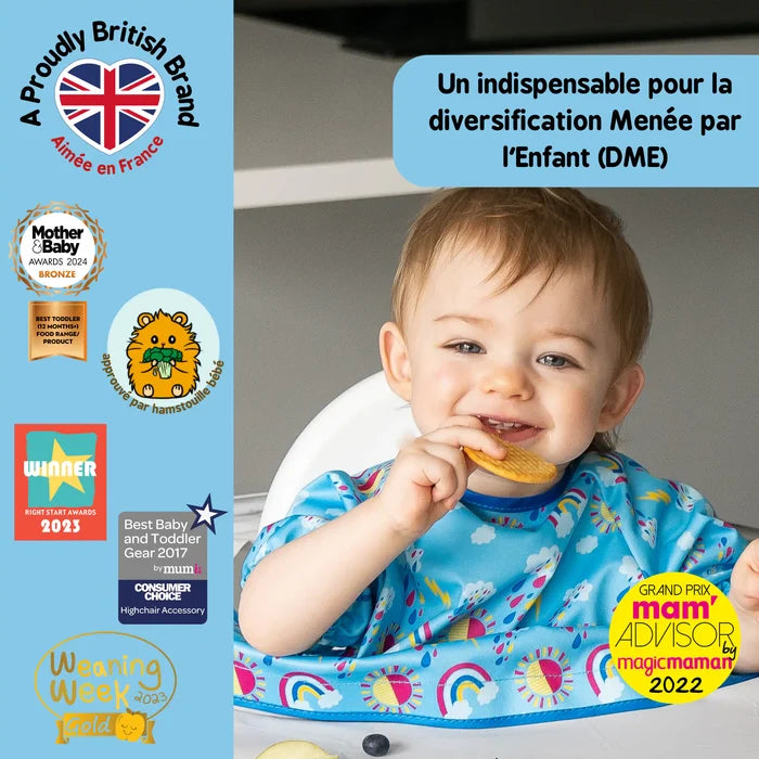 Bavoir Supplémentaire du Kit Bavoir et Plateau Manches Courtes