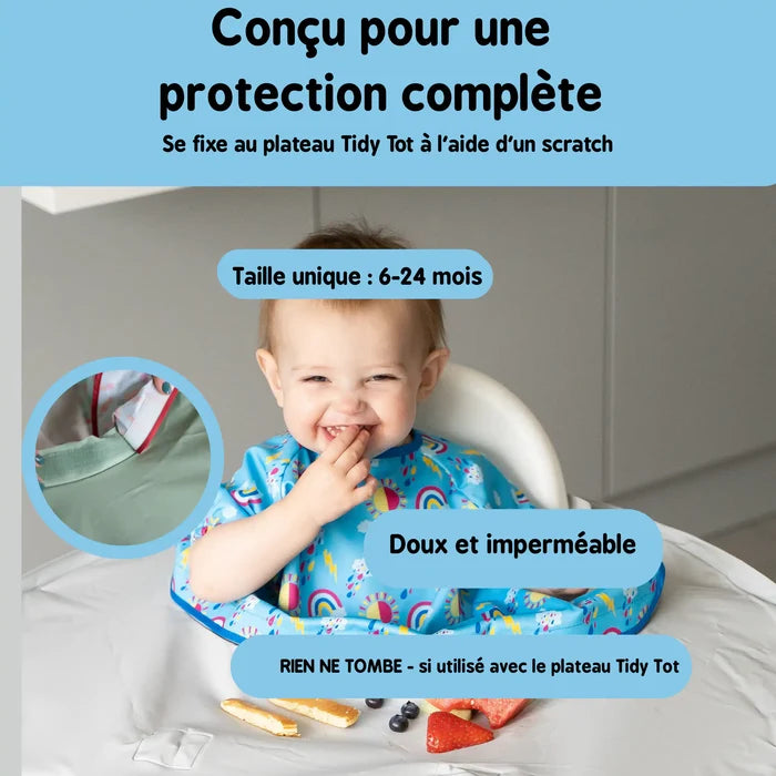 Bavoir Supplémentaire du Kit Bavoir et Plateau Manches Courtes