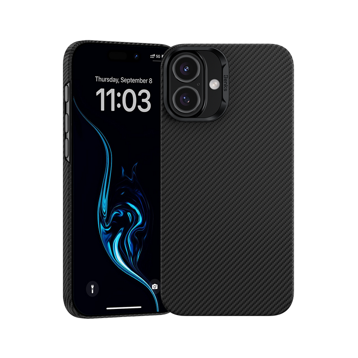 Benks ArmorAir Case built with Kevlar® 600D for iPhone 16 Plus
