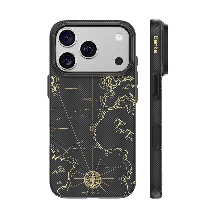 Benks ArmorEdge X1 Air Navigator Case built with Kevlar® for iPhone 18 Pro / 18 Pro Max