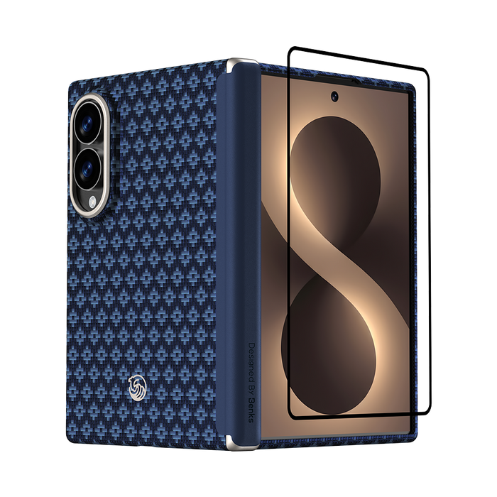 Benks ArmorGrid Air Grand Combo built with Kevlar® for Samsung Galaxy Z Fold 8 / Z Fold 8 Ultra - Blue #color_blue