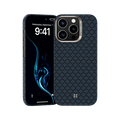 Benks ArmorGrid ArmorAir Case built with Kevlar® for iPhone 16 Pro Max - Azure Blue #pattern_azure-blue
