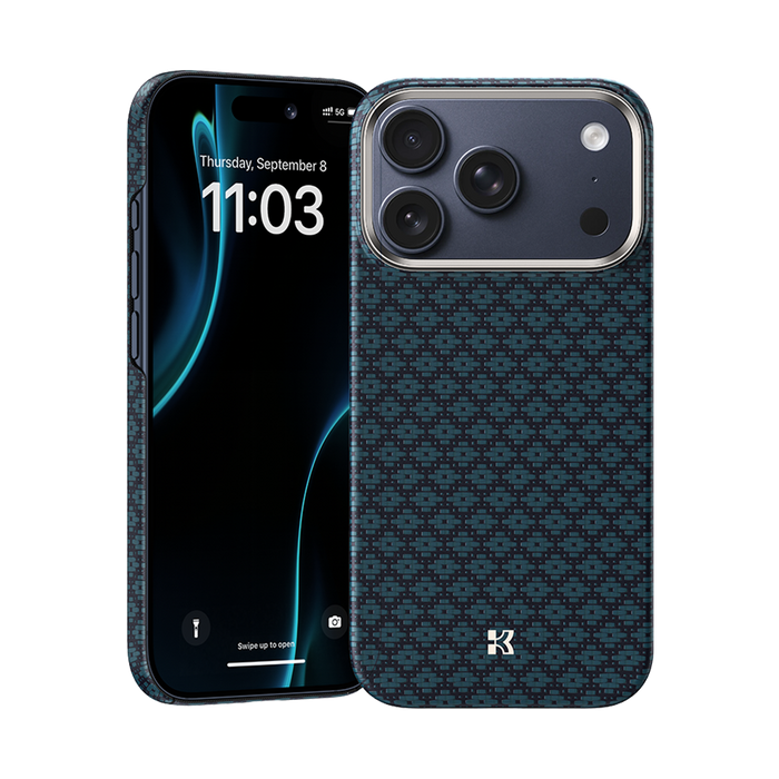Benks ArmorGrid ArmorAir Case built with Kevlar® for iPhone 17 Pro & Pro Max - Azure Blue #color_azure-blue