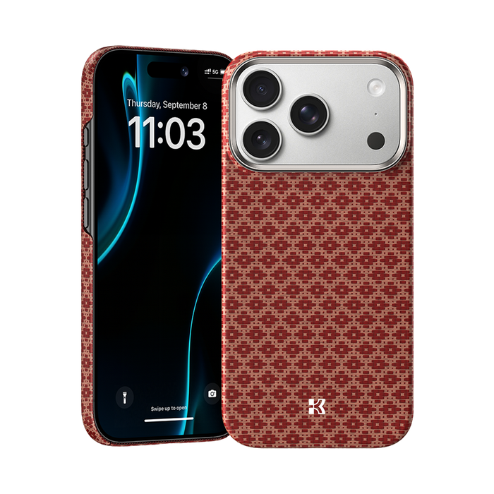 Benks ArmorGrid ArmorAir Case built with Kevlar® for iPhone 17 Pro & Pro Max - Terra Orange #color_terra-orange