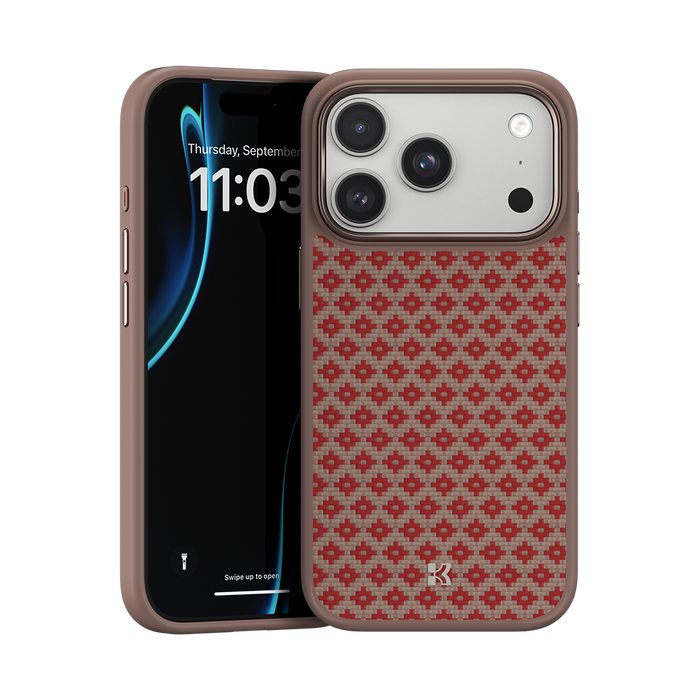 Benks ArmorGrid ArmorPro Case built with Kevlar® for iPhone 17 Pro & Pro Max - Orange #color_orange