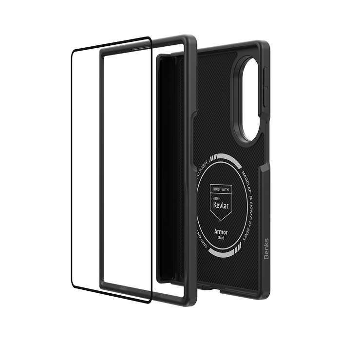 Benks ArmorGrid Pro Grand Combo built with Kevlar® for Samsung Galaxy Z Fold 8 / Z Fold 8 Ultra - Black #color_black