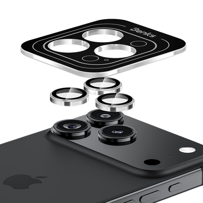 Benks GlassWarrior Lens Protector for iPhone 17 Pro / Pro Max / Air - Black #color_black