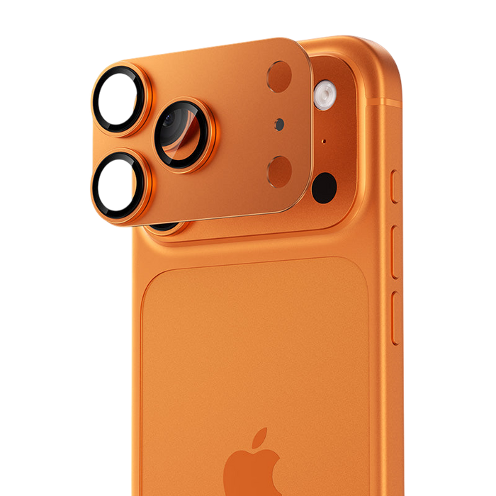 Benks GlassWarrior Plateau + Lens Protector for iPhone 17 Pro & Pro Max - Orange #color_orange