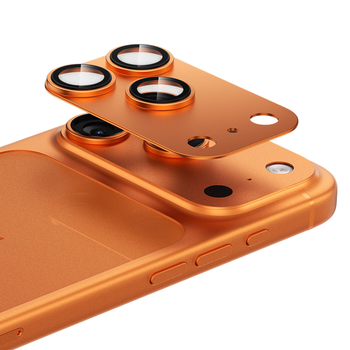 Benks GlassWarrior Plateau + Lens Protector for iPhone 17 Pro & Pro Max - Orange #color_orange