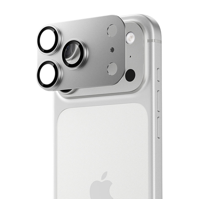 Benks GlassWarrior Plateau + Lens Protector for iPhone 17 Pro & Pro Max - Silver #color_silver
