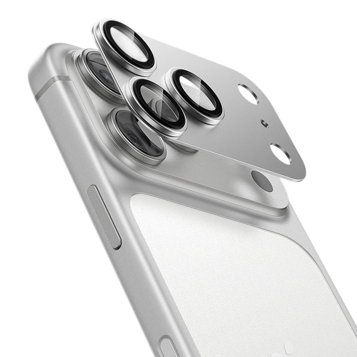 Benks GlassWarrior Plateau + Lens Protector for iPhone 17 Pro & Pro Max - Silver #color_silver
