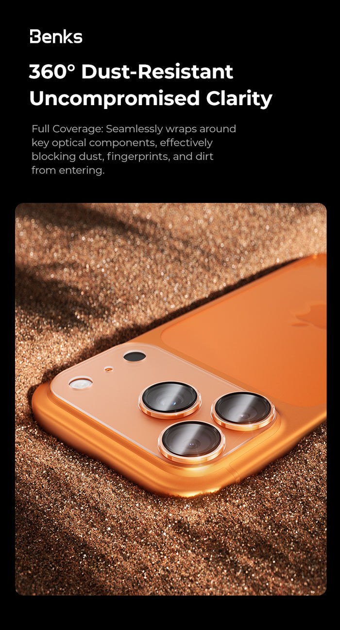 Benks Integrated Matte Transparent Protector for iPhone 17 Pro