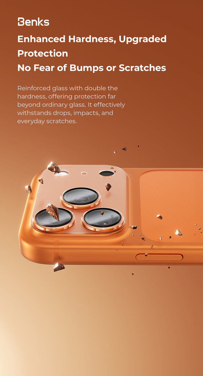 Benks Integrated Matte Transparent Protector for iPhone 17 Pro