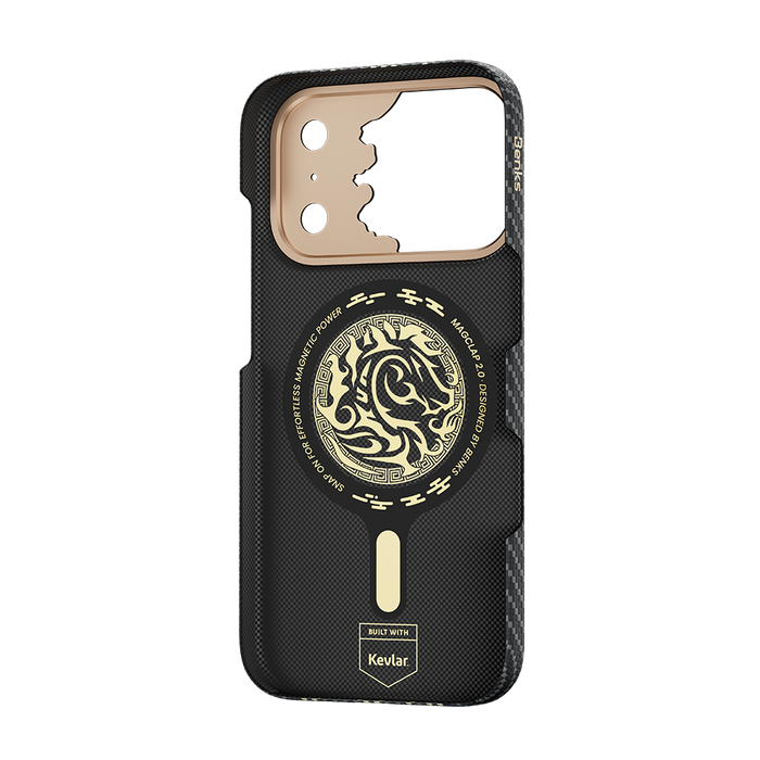 Benks Knight Air C1 Case built with Kevlar® for iPhone 18 Pro Max - Black #color_black