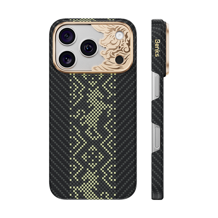 Benks Knight Air C1 Case built with Kevlar® for iPhone 18 Pro - Black #color_black