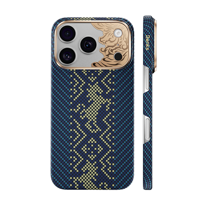 Benks Knight Air C1 Case built with Kevlar® for iPhone 18 Pro - Blue #color_blue