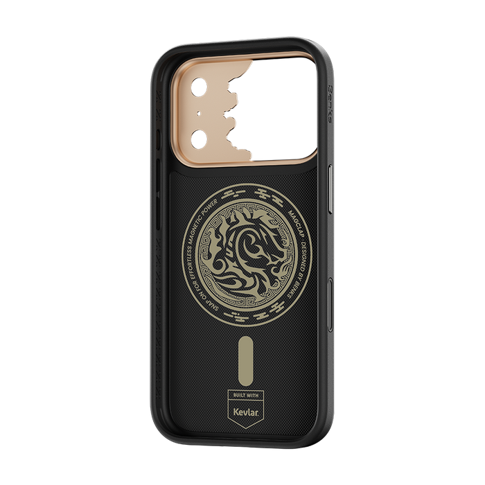 Benks Knight Pro Case built with Kevlar® for iPhone 18 Pro Max - Black #color_black