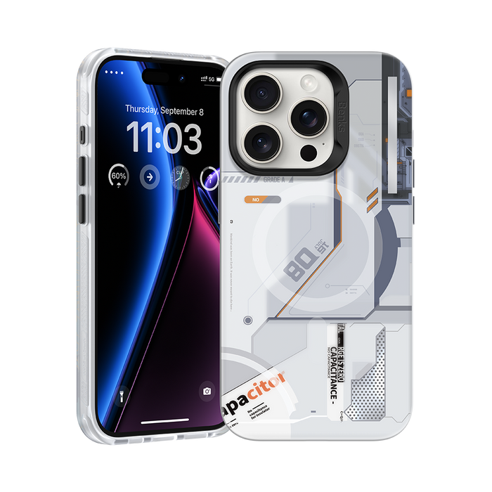 Benks Mecha Phone Case for iPhone 14 Pro Max - White #color_white