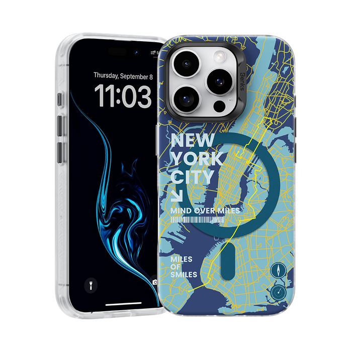 Benks New York Phone Case for iPhone 16 Pro Max