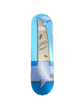 Birdhouse Aaron 'Jaws' Homoki Shark Fin Blue/Grey 8.375" Skateboard Deck