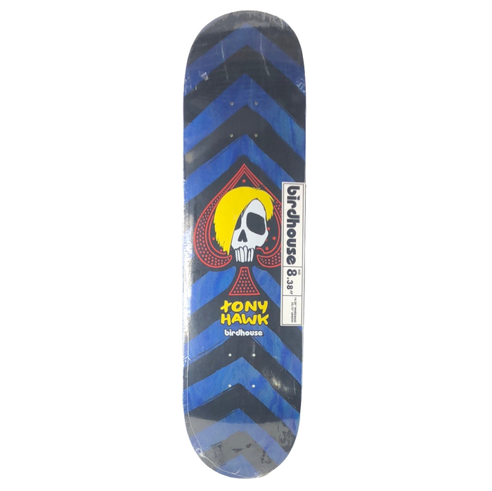 Birdhouse Tony Hawk Spade Skull Blank Blue/Black/White/Red/Yellow Size 8.38 Skateboard Deck