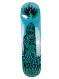 Black Label Chet Childress Graphic Blue Green Black Size 7.75 Skateboard Deck
