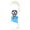 Black Label Team Skull White/Black/Blue 8.25" Skateboard Deck 2003