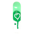 Blueprint Team Edition Spray Heart White/Green Size 7.75 Skateboard Deck